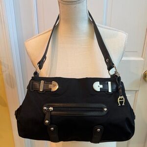 Etienne Aigner black Shoulder Bag